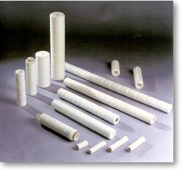 A selection of our wound cartridge filters